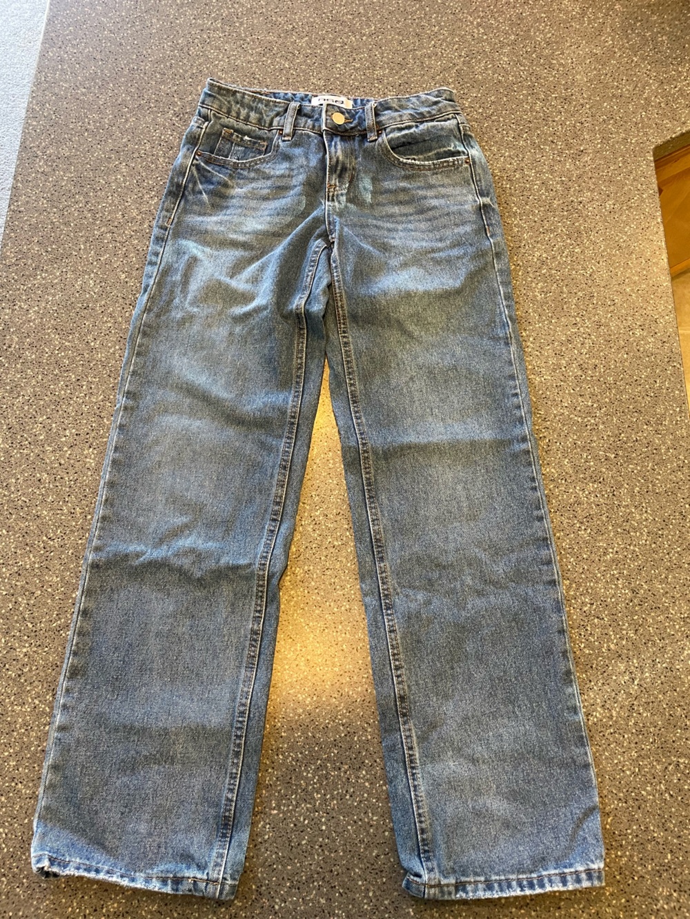 RSQ Women's Light Blue Low Rise Loose Straight Jeans